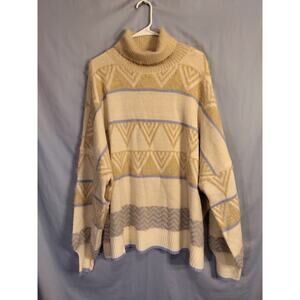 Davi & Dani Fuzzy Turtleneck Sweater